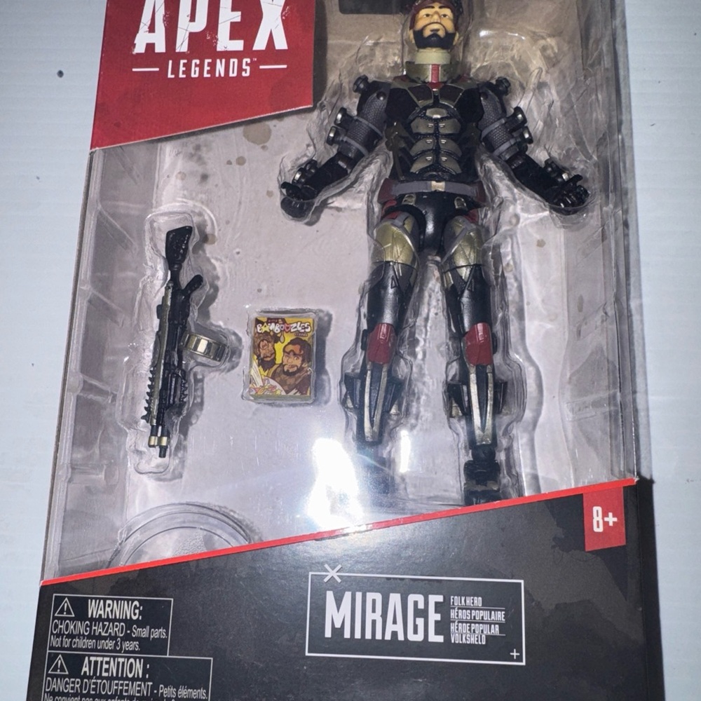 Apex Legends Mirage 20 Action Figures Series 6 JAKKS Black Custom